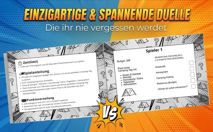 Produktbild: Das gnadenlose Camper-Duell f&uuml;r Freunde & Paare