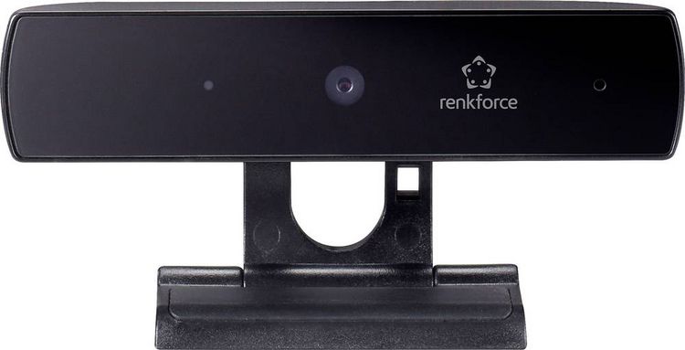 Produktbild: Renkforce RF-WC1080P1 Full HD-Webcam 1920 x 1080 Pixel Klemm-Halterung