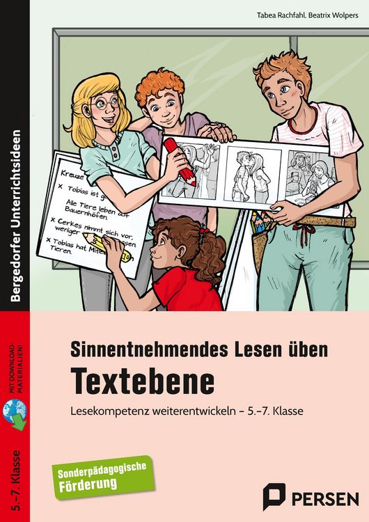 Produktbild: Sinnentnehmendes Lesen &uuml;ben: Textebene - 5.-7. Kl.