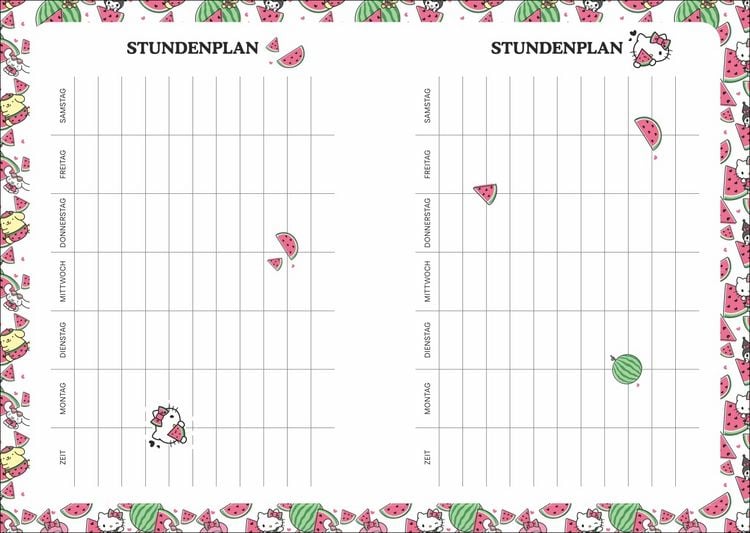 Produktbild: Hello Kitty 17-Monats-Kalenderbuch A5 2027 - 17 Monate. Von August 2026 bis Dezember 2027