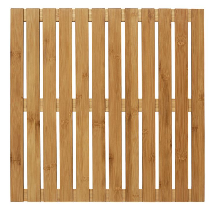 Baderost Mod. Indoor & Outdoor Bambus, 50 x 50 cm, mit rutschhemmender  Unterseite kaufen