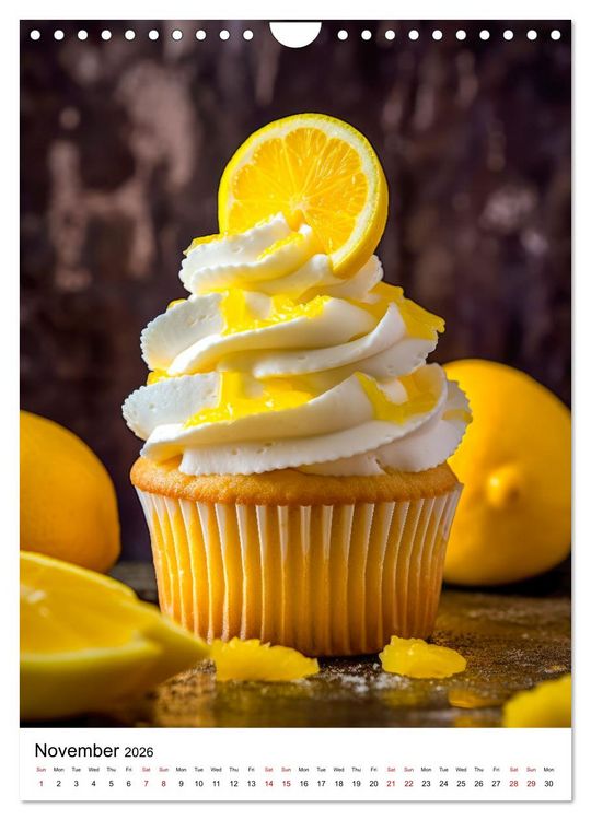 Produktbild: Yummy Cupcakes (Wall Calendar 2026 DIN A4 portrait), CALVENDO 12 Month Wall Calendar
