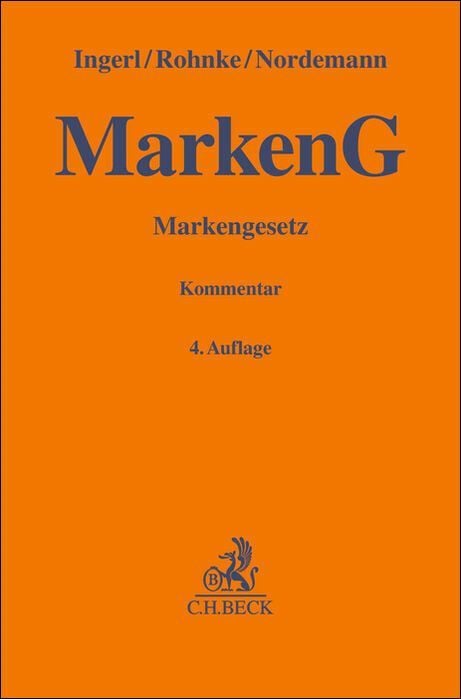 Produktbild: Markengesetz. MarkenG