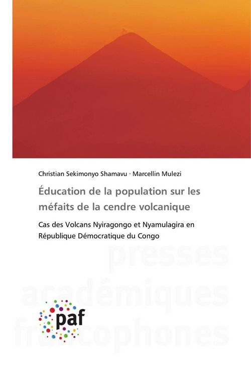 Produktbild: &Eacute;ducation de la population sur les m&eacute;faits de la cendre volcanique