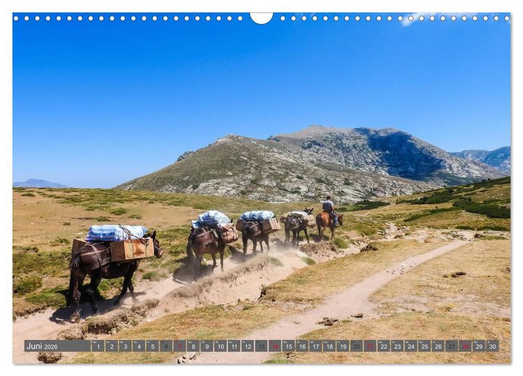 Produktbild: Weitwandern auf Korsika GR 20 (Wandkalender 2026 DIN A3 quer), CALVENDO Monatskalender