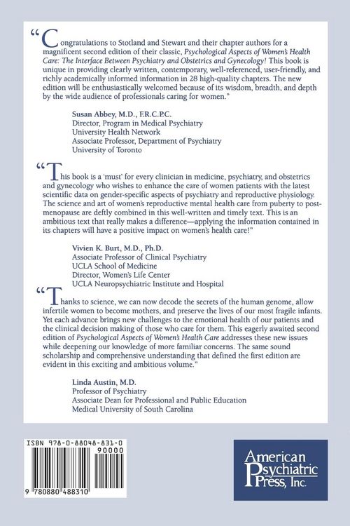 Produktbild: Psychological Aspects of Women's Health Care