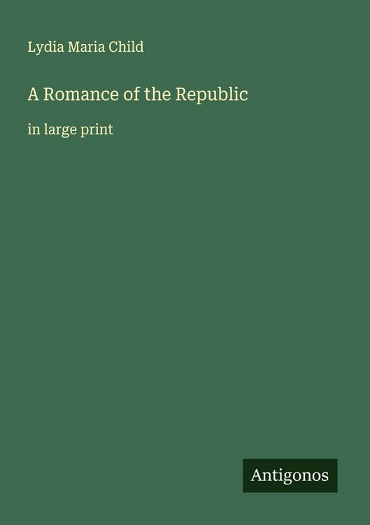 Produktbild: A Romance of the Republic