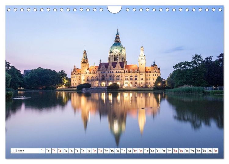 Produktbild: Hannover - Momente einer Reise (Wandkalender 2027 DIN A4 quer), CALVENDO Monatskalender