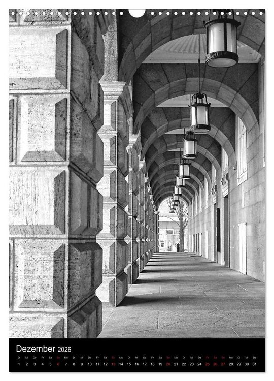 Produktbild: M&uuml;lheim an der Ruhr Edition Black & White 2026 (Wandkalender 2026 DIN A3 hoch), CALVENDO Monatskalender