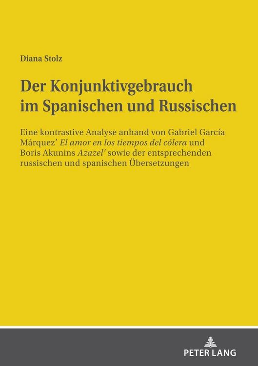 Produktbild: Der Konjunktivgebrauch im Spanischen und Russischen