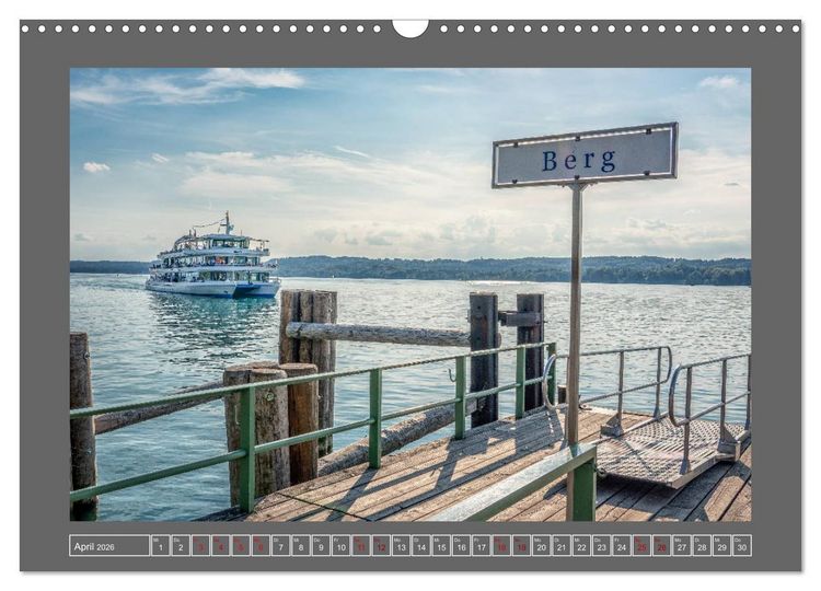 Produktbild: Impressionen vom Starnberger See II (Wandkalender 2026 DIN A3 quer), CALVENDO Monatskalender