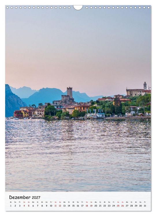Produktbild: Malcesine - Eine Perle des Gardasees (Wandkalender 2027 DIN A3 hoch), CALVENDO Monatskalender