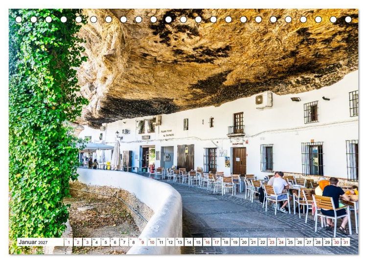 Produktbild: Sonniges Andalusien (Tischkalender 2027 DIN A5 quer), CALVENDO Monatskalender