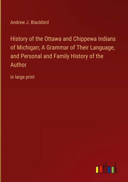 Produktbild: History of the Ottawa and Chippewa Indians of Michigan; A Grammar of Their Language, and Personal and Family History of the Author
