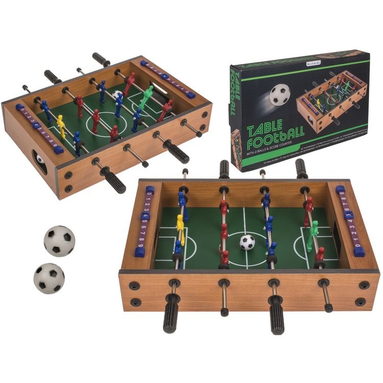 Produktbild: Holz-Tischfu&szlig;ballspiel Kicker 33x21cm