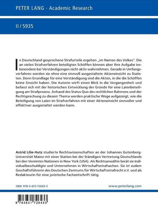 Produktbild: Akteneinsichtsrecht f&uuml;r Sch&ouml;ffen