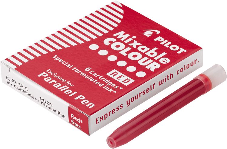 Produktbild: PILOT Patronen Parallel Pen rot 6er