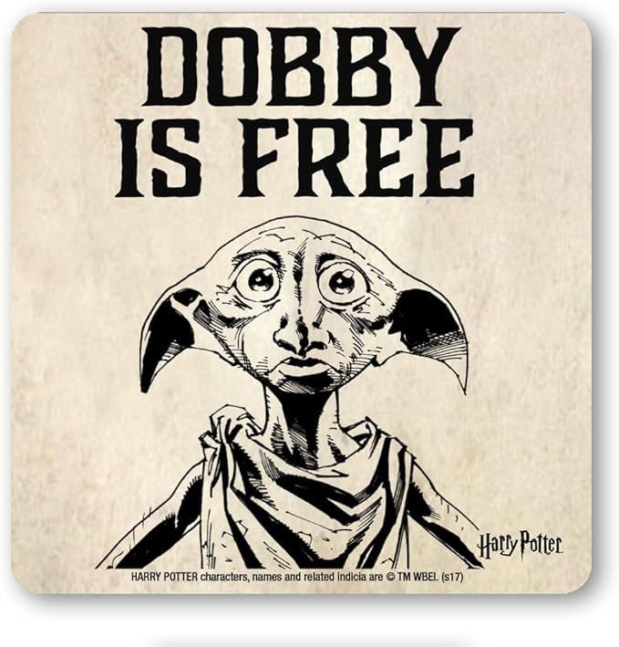Produktbild: Untersetzer Harry Potter (Dobby Is Free)