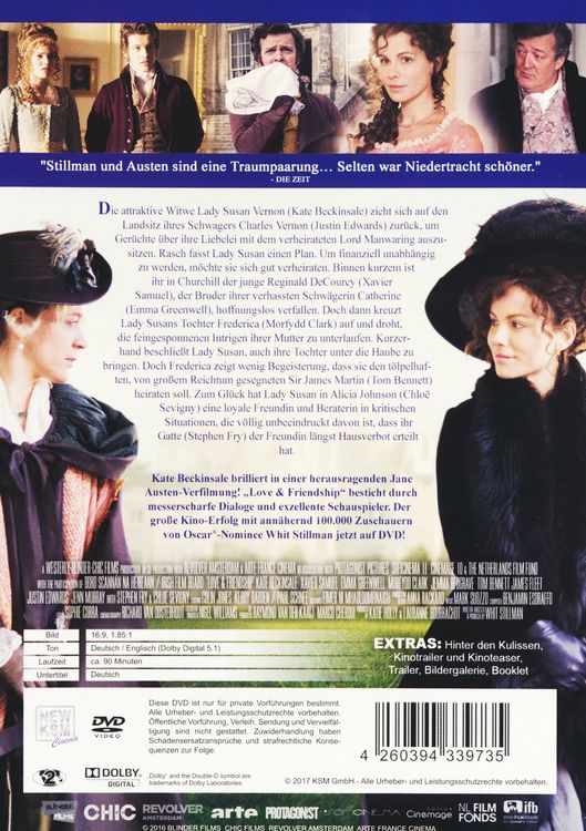 Produktbild: Jane Austen's Love & Friendship
