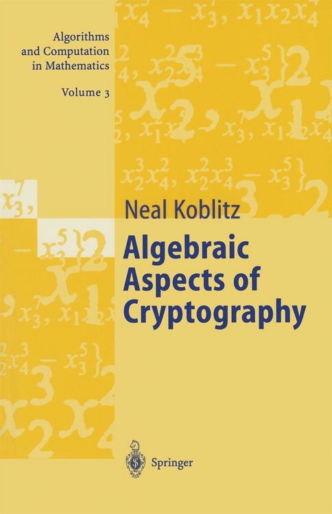 Produktbild: Algebraic Aspects of Cryptography