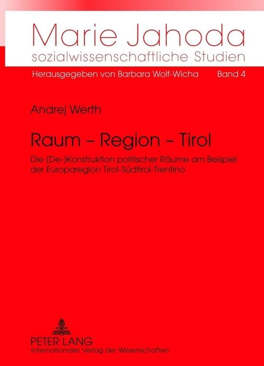 Produktbild: Raum &ndash; Region &ndash; Tirol