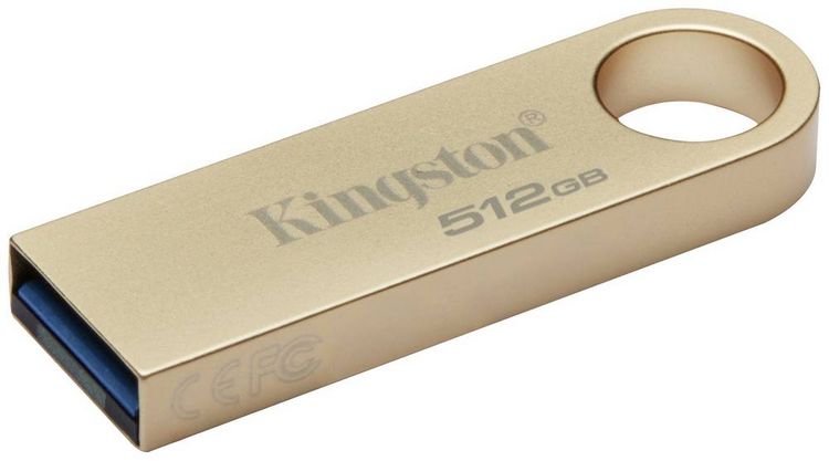 Produktbild: Kingston DataTraveler SE9 G3 USB-Stick Retail 512GB Gold DTSE9G3/512GB USB-A (USB 3.2 Gen 1)