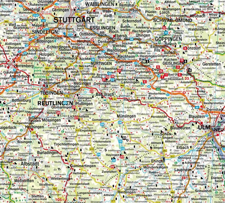 Produktbild: ROTHER Wanderbuch Schw&auml;bische Alb: L&ouml;wenpfade und hochgehberge