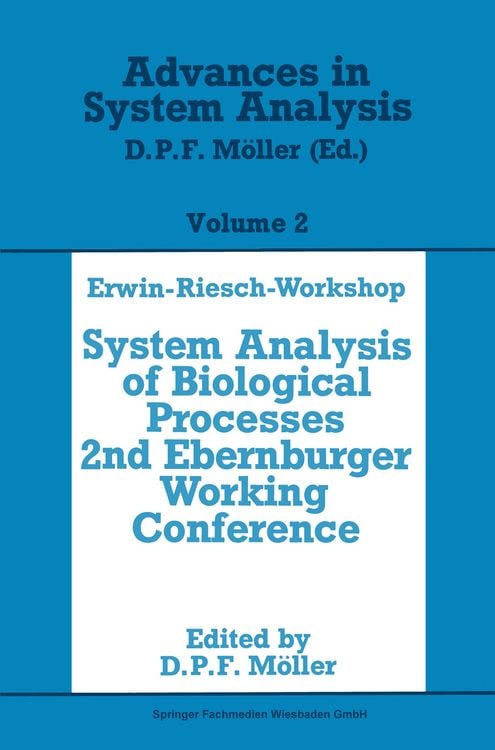Produktbild: Erwin-Riesch Workshop: System Analysis of Biological Processes
