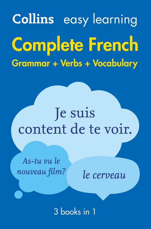 Produktbild: Easy Learning French Complete Grammar, Verbs and Vocabulary (3 books in 1)