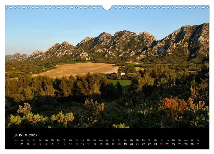 Produktbild: Les Alpilles en Provence (Calendrier mural 2026 DIN A3 vertical), CALVENDO calendrier mensuel