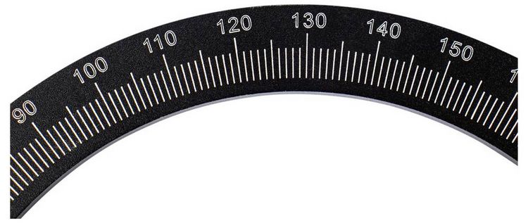 Produktbild: Dasqua 1804-0009 Winkelmesser 180&deg;