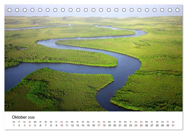 Produktbild: &Uuml;ber den Wolken - Spektakul&auml;re Luftaufnahmen (Tischkalender 2026 DIN A5 quer), CALVENDO Monatskalender