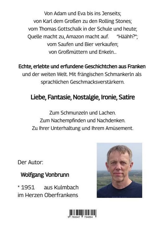 Produktbild: Franken sitzt gen&uuml;sslich auf der Zeit und die dreht ihre Runden auf dem Karussell Oberfranken Kulmbach Weismain Kasendorf Mainroth Kelten
