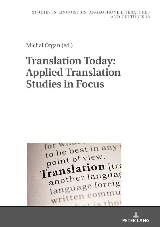 Produktbild: Translation Today: Applied Translation Studies in Focus