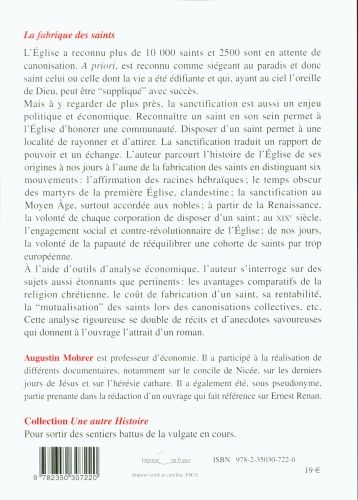 Produktbild: La fabrique des saints