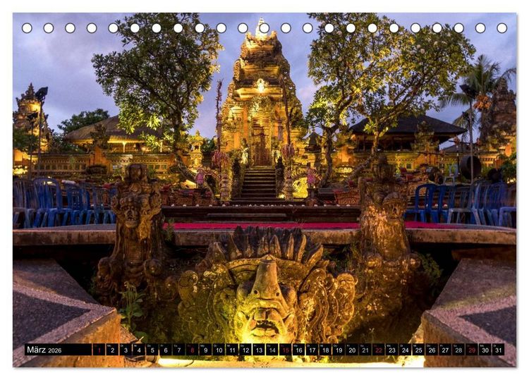 Produktbild: Ubud - Bali (Tischkalender 2026 DIN A5 quer), CALVENDO Monatskalender