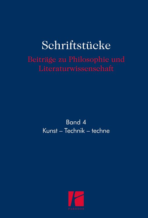 Produktbild: Kunst &ndash; Technik &ndash; techne