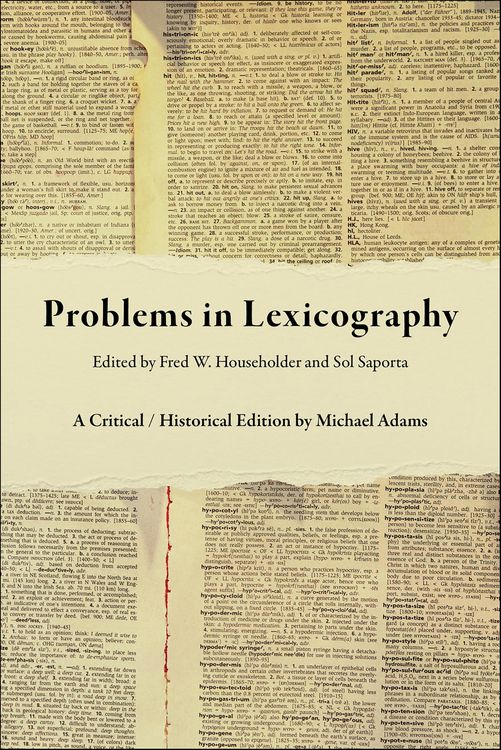 Produktbild: Problems in Lexicography