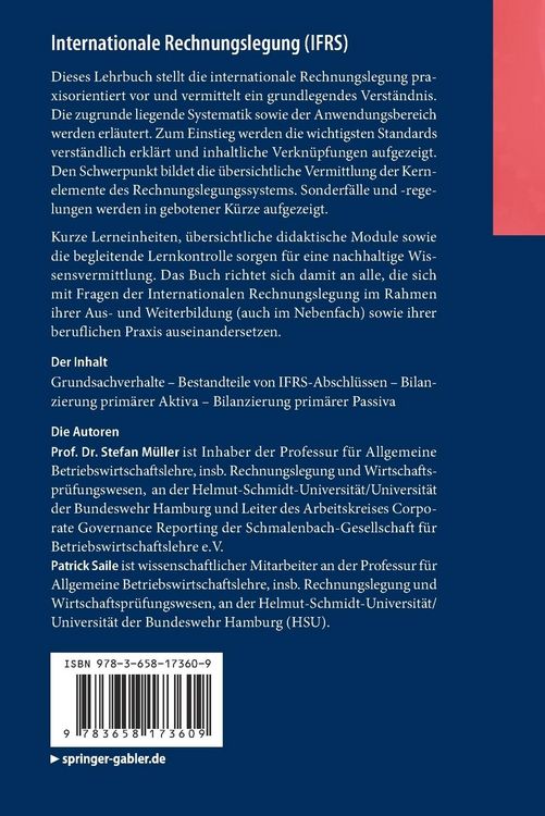Produktbild: Internationale Rechnungslegung (IFRS)