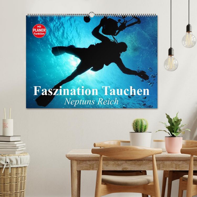 Produktbild: Faszination Tauchen. Neptuns Reich (Wandkalender 2026 DIN A2 quer), CALVENDO Monatskalender