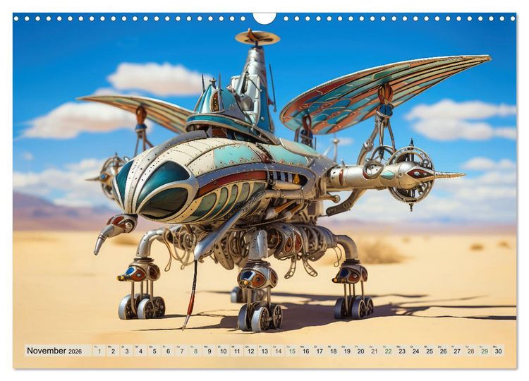 Produktbild: Luftschiff-Fantasie (Wandkalender 2026 DIN A3 quer), CALVENDO Monatskalender