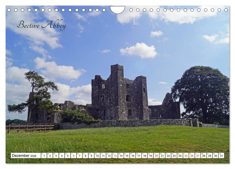 Produktbild: Irland - Abteien und Burgen (Wandkalender 2026 DIN A4 quer), CALVENDO Monatskalender