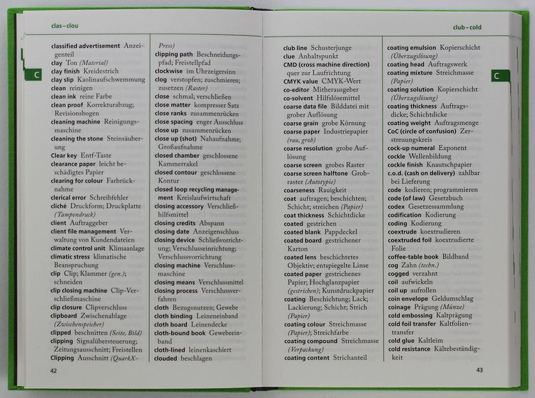 Produktbild: Fachw&ouml;rterbuch Druck und Medien
