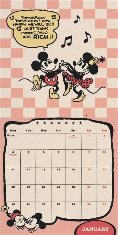 Produktbild: Mickey Classic Broschurkalender 2027