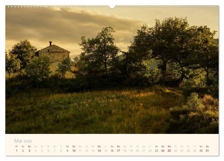 Produktbild: Unterwegs in den Marken (Wandkalender 2026 DIN A2 quer), CALVENDO Monatskalender