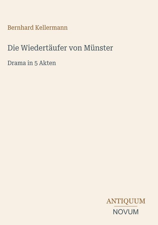 Produktbild: Die Wiedert&auml;ufer von M&uuml;nster
