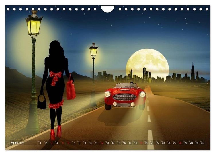 Produktbild: Ladies first by Mausopardia (Wandkalender 2026 DIN A4 quer), CALVENDO Monatskalender
