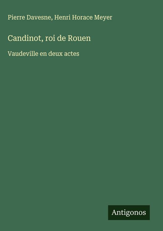 Produktbild: Candinot, roi de Rouen