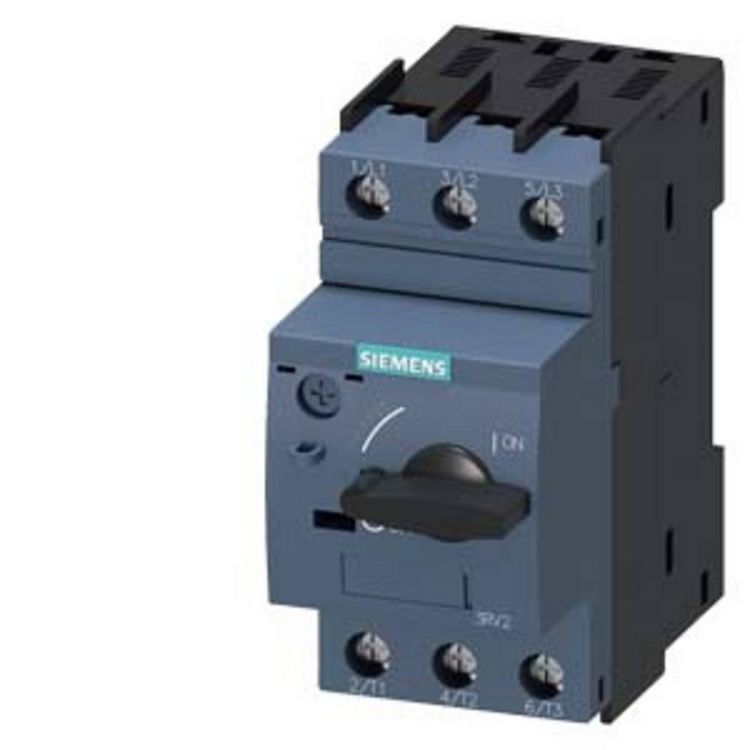 Produktbild: Siemens 3RV2011-1CA10 Leistungsschalter 1 St. Einstellbereich (Strom): 1.8 - 2.5 A Schaltspannung (max.): 690 V/AC (B x H x T) 45 x 97 x 97 mm