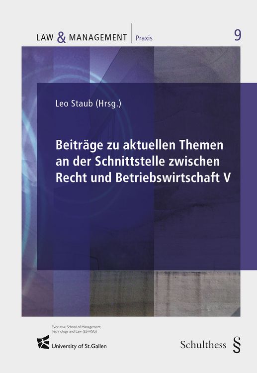 Produktbild: Beitr&auml;ge zu aktuellen Themen an der Schnittstelle zwischen Recht und Betriebswirtschaft V